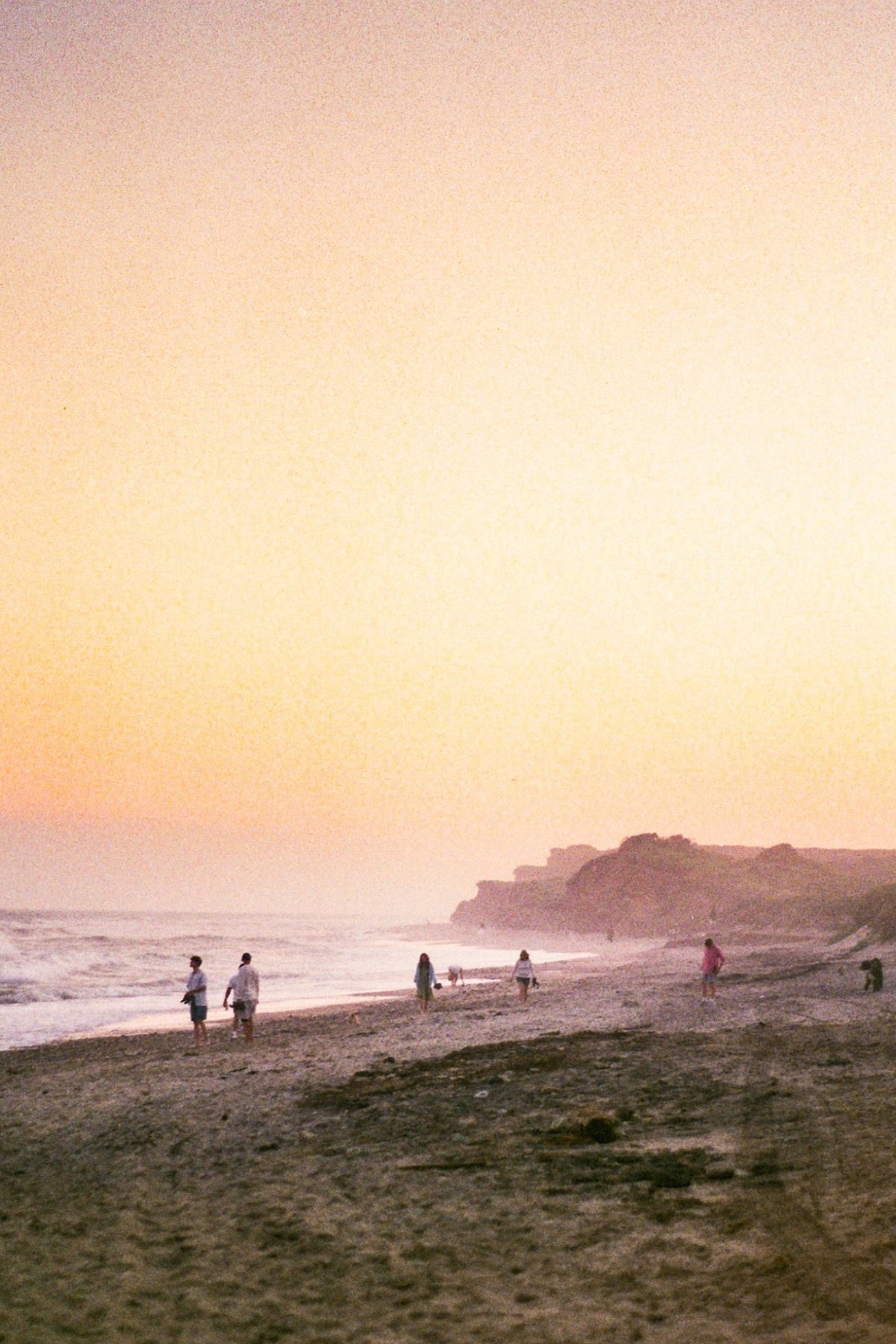 august night at ditch plains beach, Montauk ny 